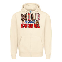 Sandshell wild about baseball Zipper Hoodie - Zillion Design Studio
