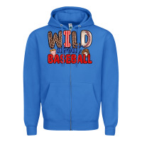 True Royal wild about baseball Zipper Hoodie - Zillion Design Studio