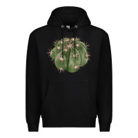 Black eagle claws cactus Premium Hoodie - LillyAllenDesigns