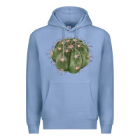 Colony Blue eagle claws cactus Premium Hoodie - LillyAllenDesigns