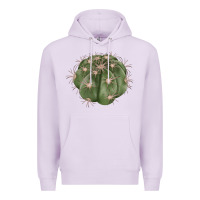 Lilac eagle claws cactus Premium Hoodie - LillyAllenDesigns