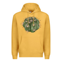 Mustard eagle claws cactus Premium Hoodie - LillyAllenDesigns