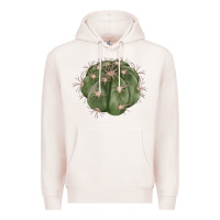 Pale Pink eagle claws cactus Premium Hoodie - LillyAllenDesigns