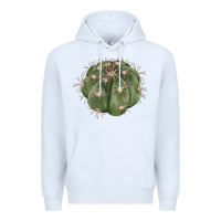 White eagle claws cactus Premium Hoodie - LillyAllenDesigns