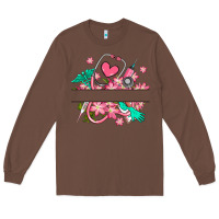 Chestnut nurse flowers custom name design Long Sleeve Tee - RanaPortraitStore