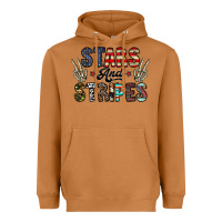 Meerkat stars and stripes Heavyweight Hoodie - CowhideDigitalArt