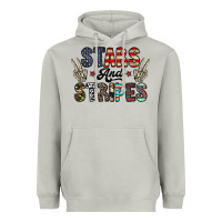 Moon Dust stars and stripes Heavyweight Hoodie - CowhideDigitalArt