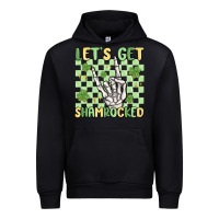 Black let's get shamrocked Urban Hoodie - MaliasSmallBusiness