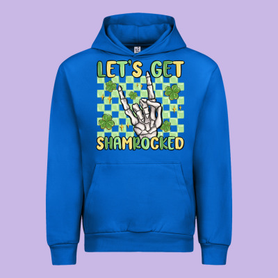 Let's Get Shamrocked Urban Hoodie Designed By Maliassmallbusiness