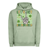 Pigment Oil Green let's get shamrocked Urban Hoodie - MaliasSmallBusiness