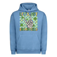 Pigment Pebble Blue let's get shamrocked Urban Hoodie - MaliasSmallBusiness