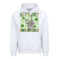 White let's get shamrocked Urban Hoodie - MaliasSmallBusiness
