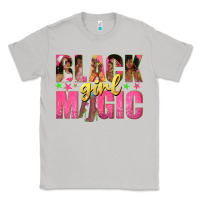Moon Dust black girl magic with afro black women Classic Tee - texasbilliewilder