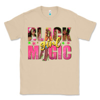 Mushroom black girl magic with afro black women Classic Tee - texasbilliewilder
