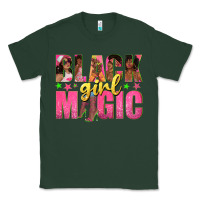 Sports Green black girl magic with afro black women Classic Tee - texasbilliewilder