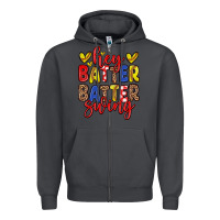 Smoke hey batter batter swing softball Zipper Hoodie - Zillion Design Studio