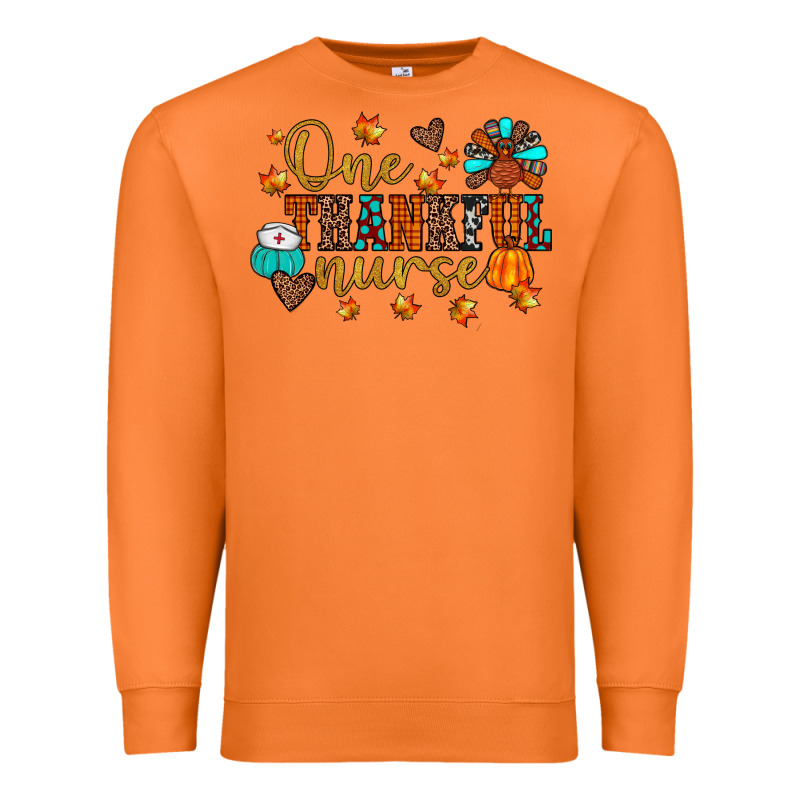 One Thankful Nurse Premium Sweatshirt by JahusDesignShop | Teevron