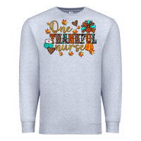 Heather Grey one thankful nurse Premium Sweatshirt - JahusDesignShop