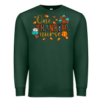 Sports Green one thankful nurse Premium Sweatshirt - JahusDesignShop
