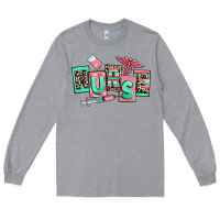 Heather Grey nurse Long Sleeve Tee - RanaPortraitStore