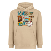Mushroom rub some dirt on it baseball Heavyweight Hoodie - HRA Design Shop