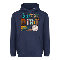 Navy rub some dirt on it baseball Heavyweight Hoodie - HRA Design Shop