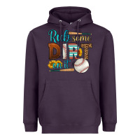 Plum rub some dirt on it baseball Heavyweight Hoodie - HRA Design Shop