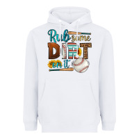 White rub some dirt on it baseball Heavyweight Hoodie - HRA Design Shop