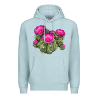 Blue Mist eagle claws cacti Premium Hoodie - LillyAllenDesigns