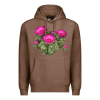 Chestnut eagle claws cacti Premium Hoodie - LillyAllenDesigns