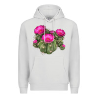 Dove Grey eagle claws cacti Premium Hoodie - LillyAllenDesigns