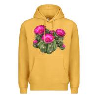 Mustard eagle claws cacti Premium Hoodie - LillyAllenDesigns