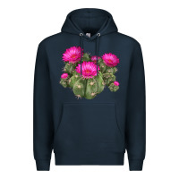 Navy eagle claws cacti Premium Hoodie - LillyAllenDesigns