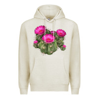 Oatmeal Heather eagle claws cacti Premium Hoodie - LillyAllenDesigns