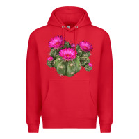 Red eagle claws cacti Premium Hoodie - LillyAllenDesigns