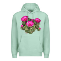 Seafoam eagle claws cacti Premium Hoodie - LillyAllenDesigns