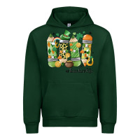 Forest Green retro patricks day teacher life Urban Hoodie - MaliasSmallBusiness