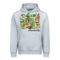 Heather Grey retro patricks day teacher life Urban Hoodie - MaliasSmallBusiness