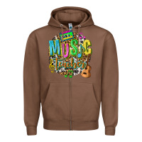 Chestnut music teacher Zipper Hoodie - texasbilliewilder