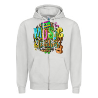 Music Teacher Zipper Hoodie | Teevron