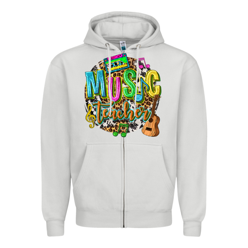 Music Teacher Zipper Hoodie by texasbilliewilder | Teevron