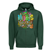 Sports Green music teacher Zipper Hoodie - texasbilliewilder
