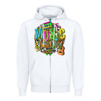 White music teacher Zipper Hoodie - texasbilliewilder