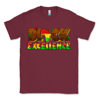 Burgundy black excellence juneteenth Classic Tee - texasbilliewilder