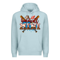 Blue Mist baseball mini Premium Hoodie - AdoDesignShop