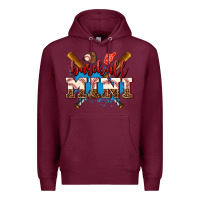 Burgundy baseball mini Premium Hoodie - AdoDesignShop