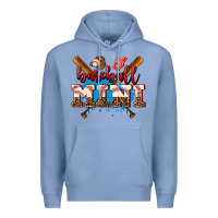 Colony Blue baseball mini Premium Hoodie - AdoDesignShop