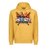 Mustard baseball mini Premium Hoodie - AdoDesignShop