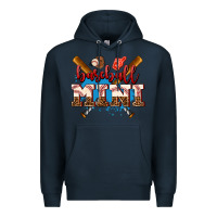 Navy baseball mini Premium Hoodie - AdoDesignShop