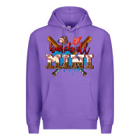 Purple baseball mini Premium Hoodie - AdoDesignShop